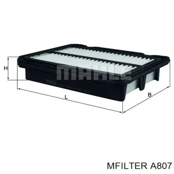 Элемент воздушного фильтра Mfilter A807 цена, от 41.55 USD