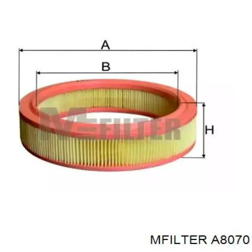 Воздушный фильтр AF0205 Alpha-filter