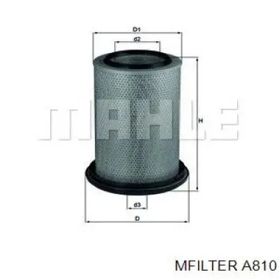 CA4368 Fram Воздушный фильтр двигателя