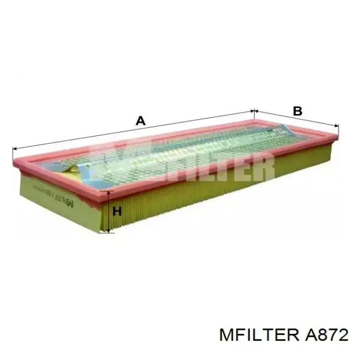 Элемент воздушного фильтра Mfilter A872 цена, от 5.90 USD