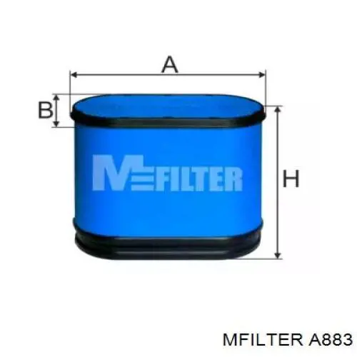 A883 Mfilter воздушный фильтр