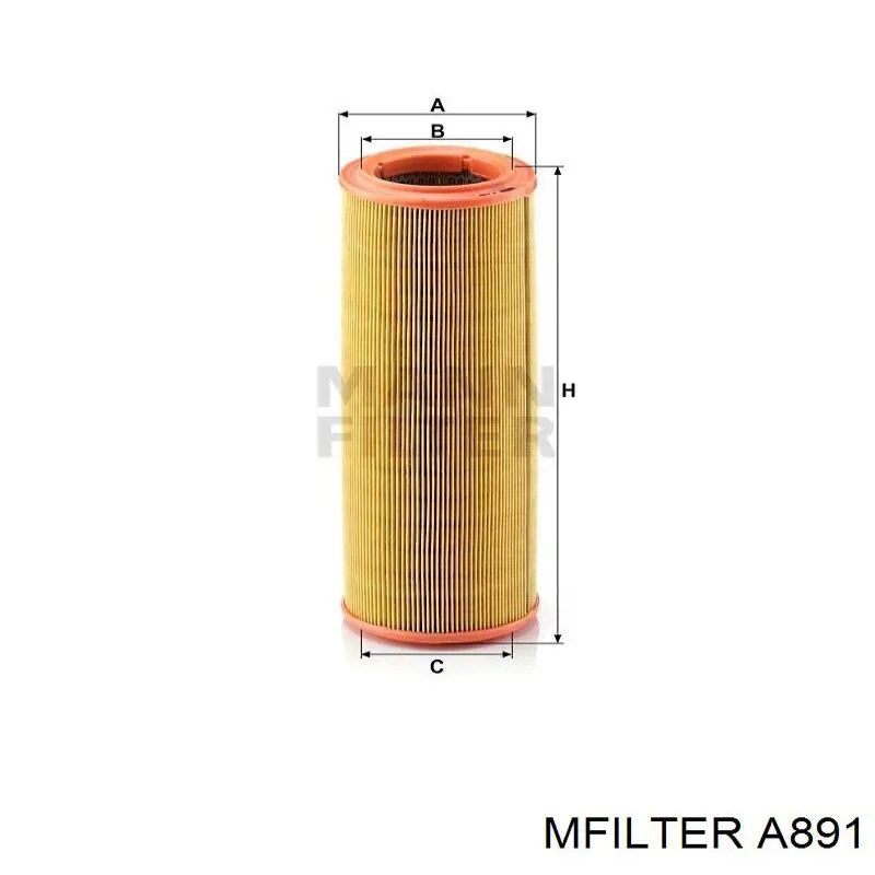 A891 Mfilter filtro de ar
