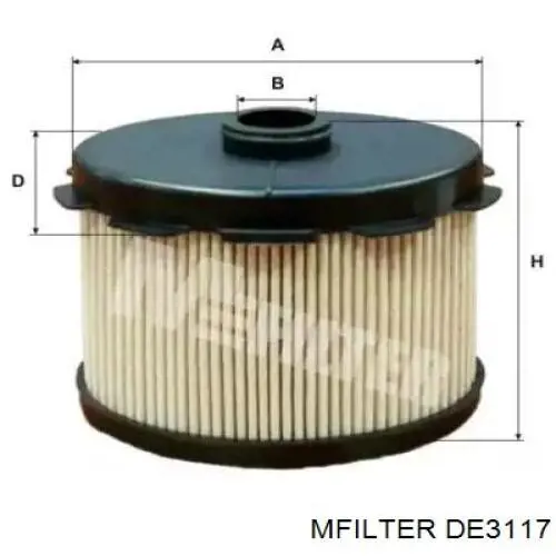 DE3117 Mfilter топливный фильтр