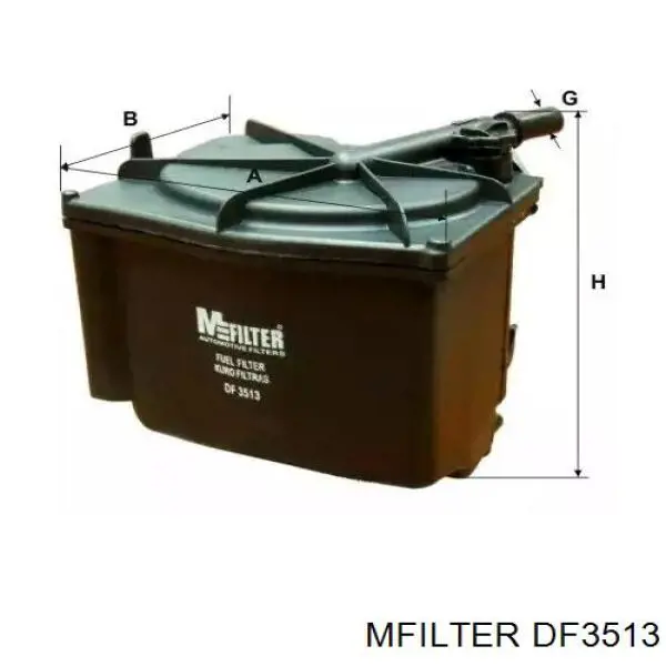 DF 3513 Mfilter топливный фильтр