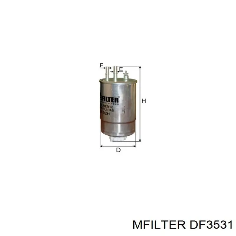 DF3531 Mfilter топливный фильтр