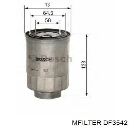 Топливный фильтр DF3542 Mfilter