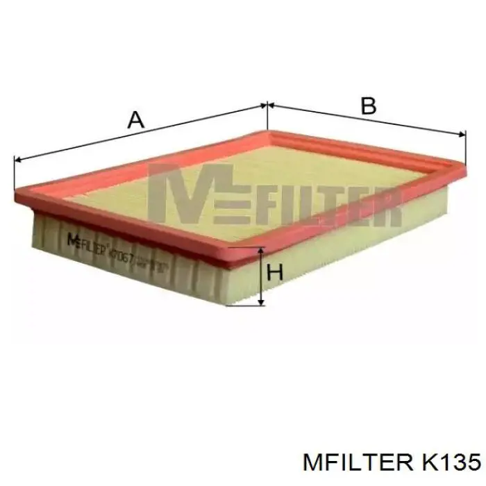 Элемент воздушного фильтра Mfilter K135 цена, от 4.35 USD