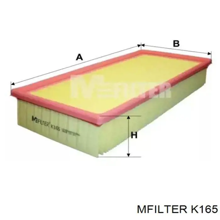 K165 Mfilter воздушный фильтр