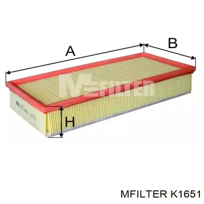 K1651 Mfilter воздушный фильтр