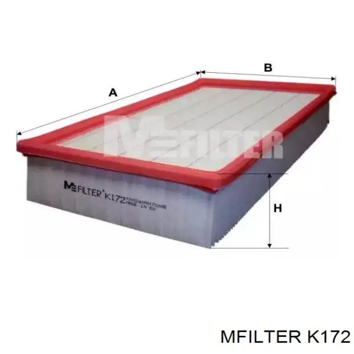K172 Mfilter воздушный фильтр
