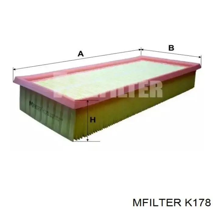 K178 Mfilter воздушный фильтр