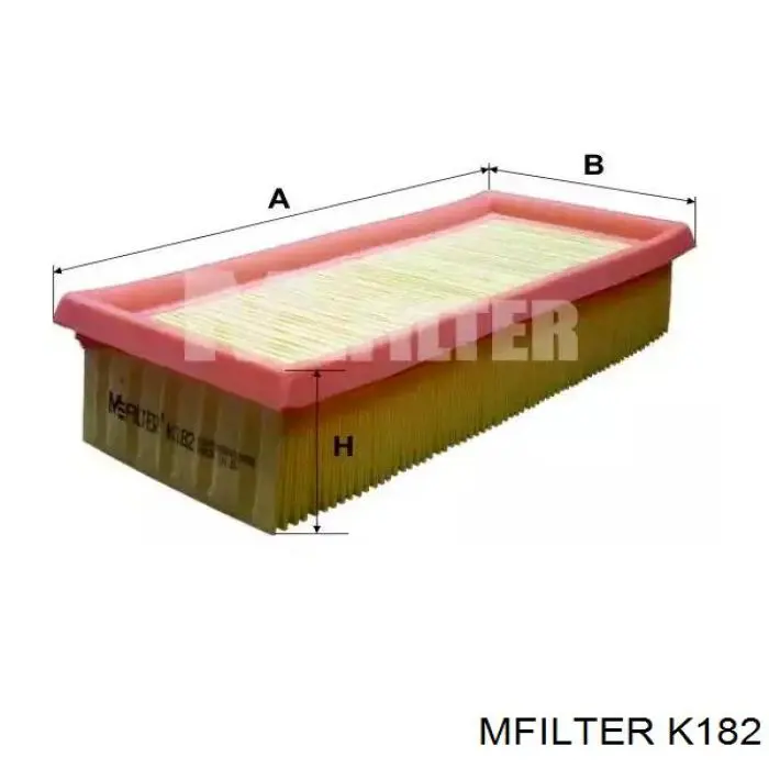 Воздушный фильтр K182 Mfilter