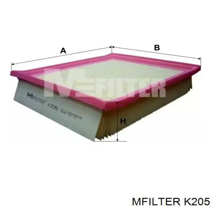 K205 Mfilter воздушный фильтр