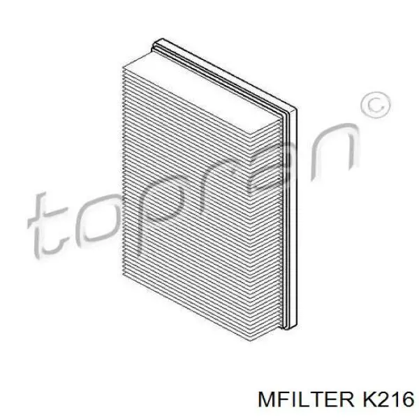 Элемент воздушного фильтра Mfilter K216 цена, от 4.45 USD