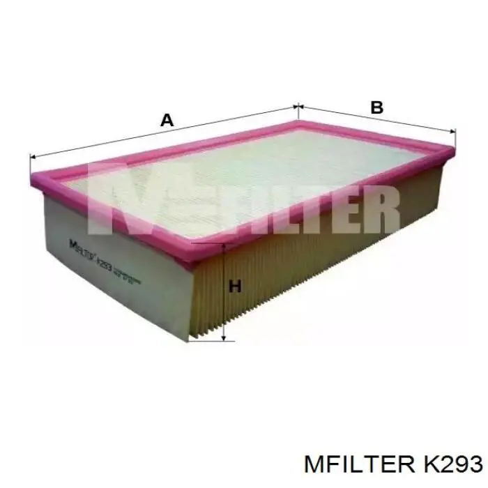 Воздушный фильтр K293 Mfilter