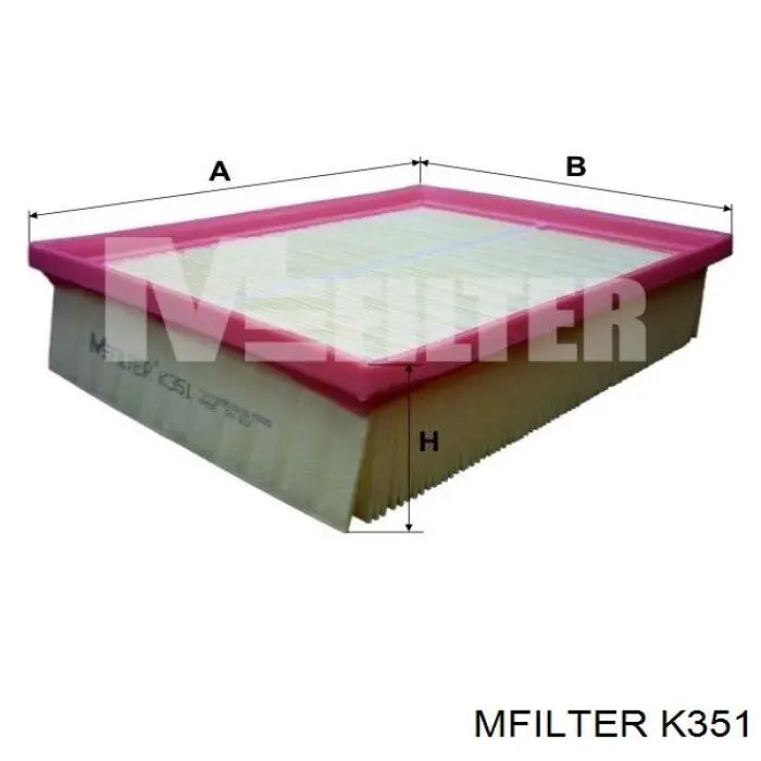 K351 Mfilter воздушный фильтр