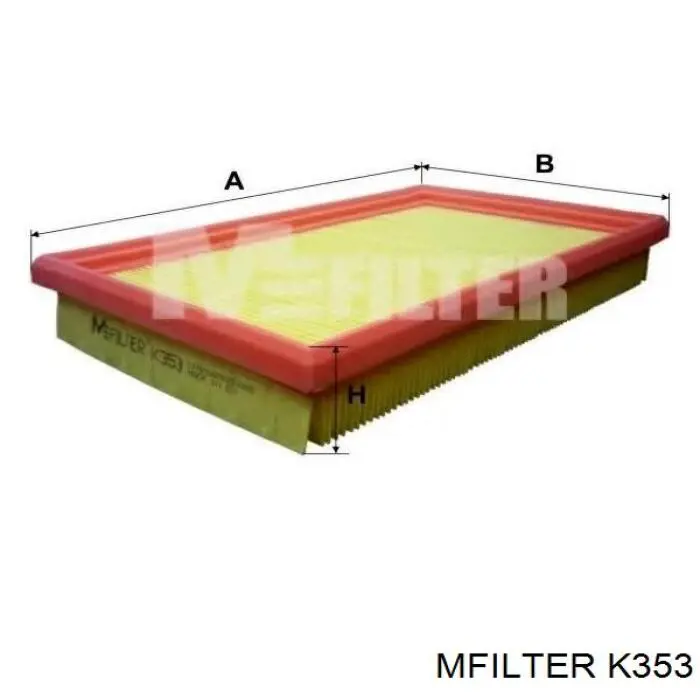 K353 Mfilter воздушный фильтр
