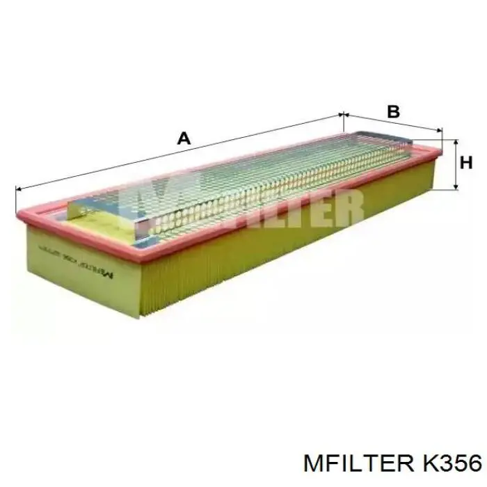 Воздушный фильтр K356 Mfilter