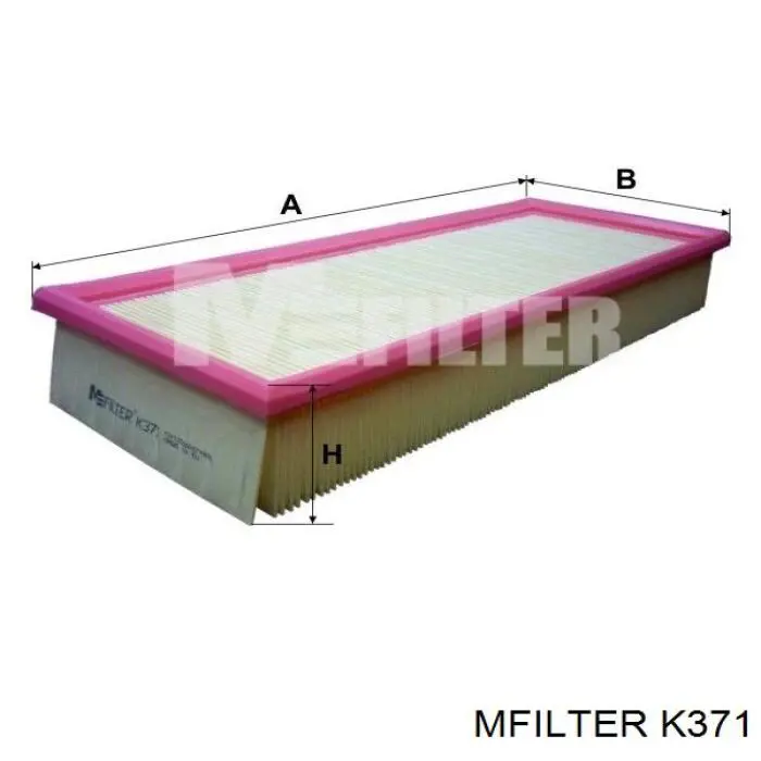 K371 Mfilter воздушный фильтр