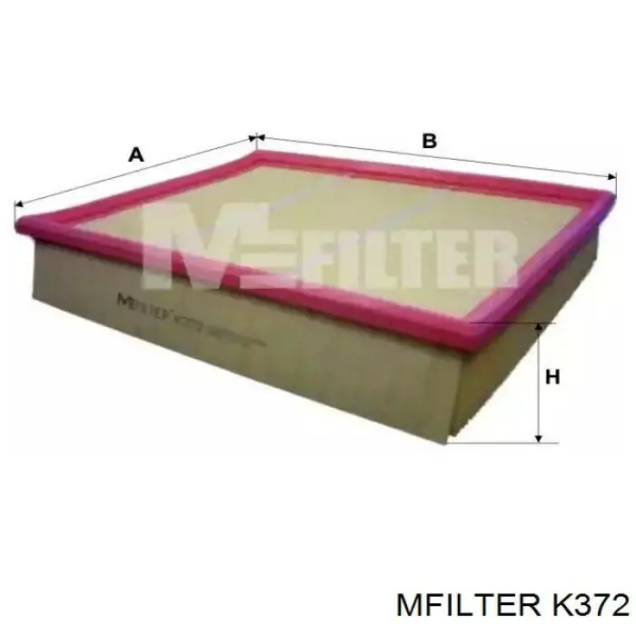 K372 Mfilter Воздушный фильтр двигателя