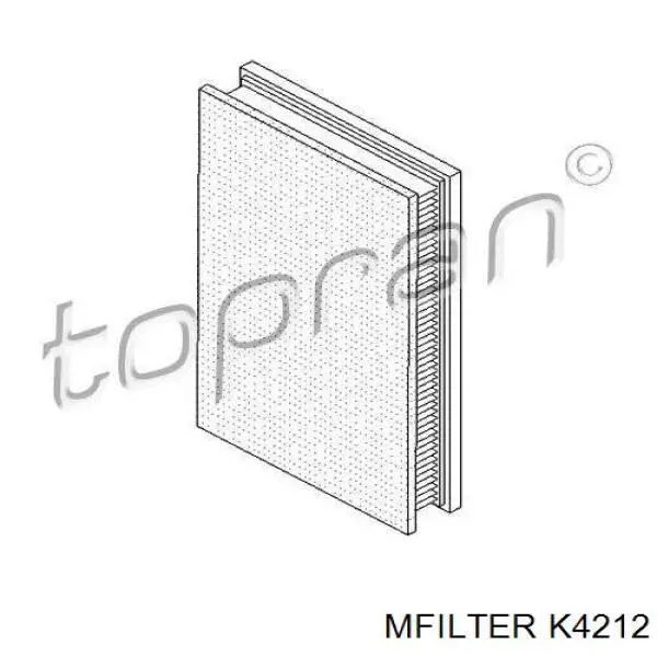 Элемент воздушного фильтра Mfilter K4212 цена, от 4.91 USD