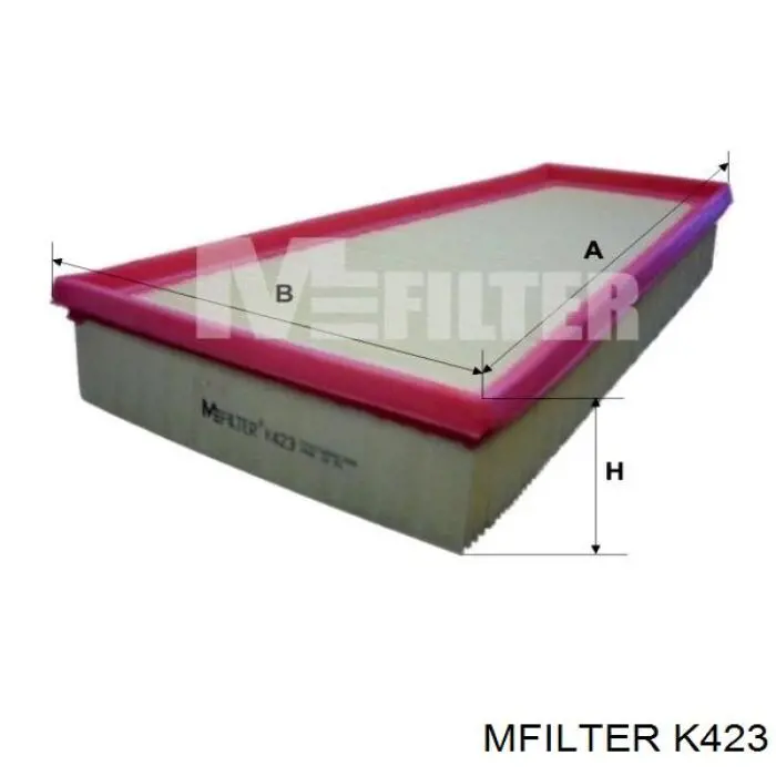 K423 Mfilter воздушный фильтр