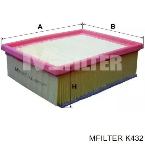 K 432 Mfilter воздушный фильтр