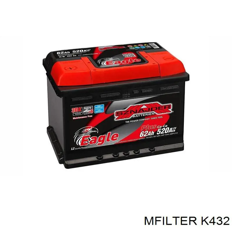 Фильтр воздушный Mfilter K432