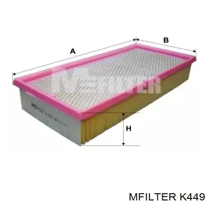 K449 Mfilter воздушный фильтр
