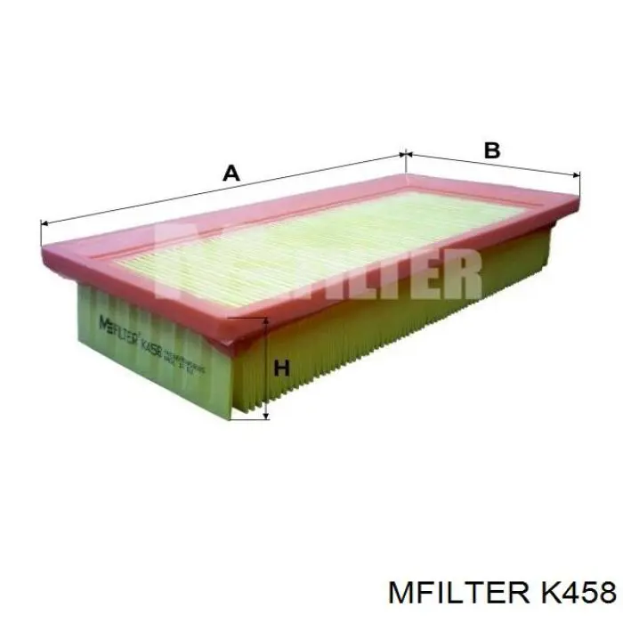 K 458 Mfilter воздушный фильтр