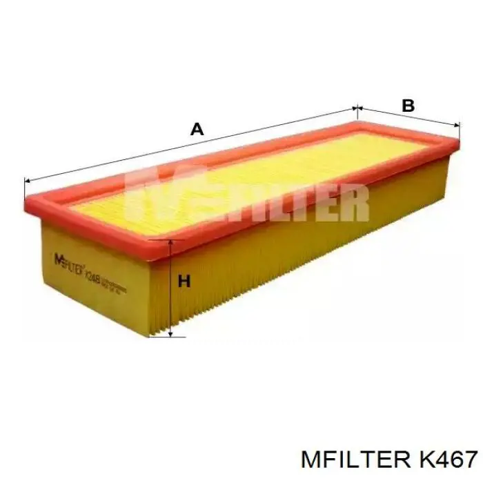 Купить K467 Mfilter Автомобильный фильтр воздуха
