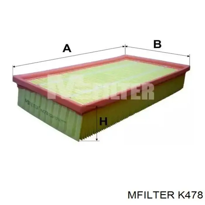 Воздушный фильтр K478 Mfilter