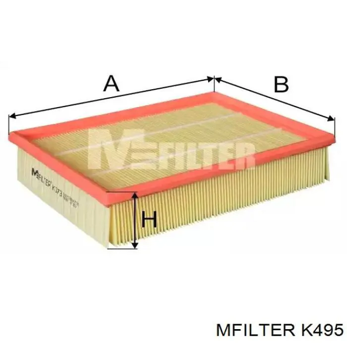 Фильтр воздушный Mfilter K495