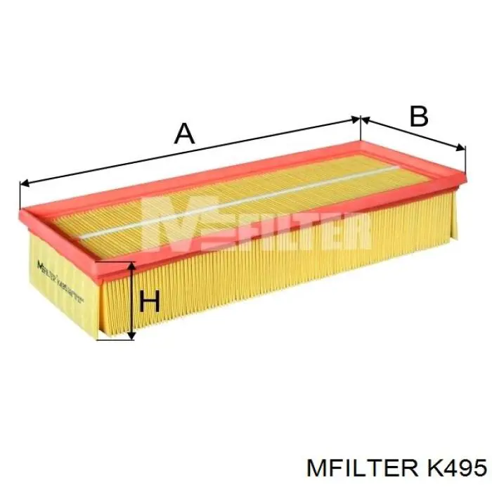 Купить K495 Mfilter Автомобильный фильтр воздуха