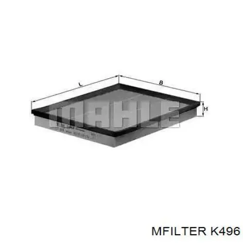 Купить K496 Mfilter Автомобильный фильтр воздуха