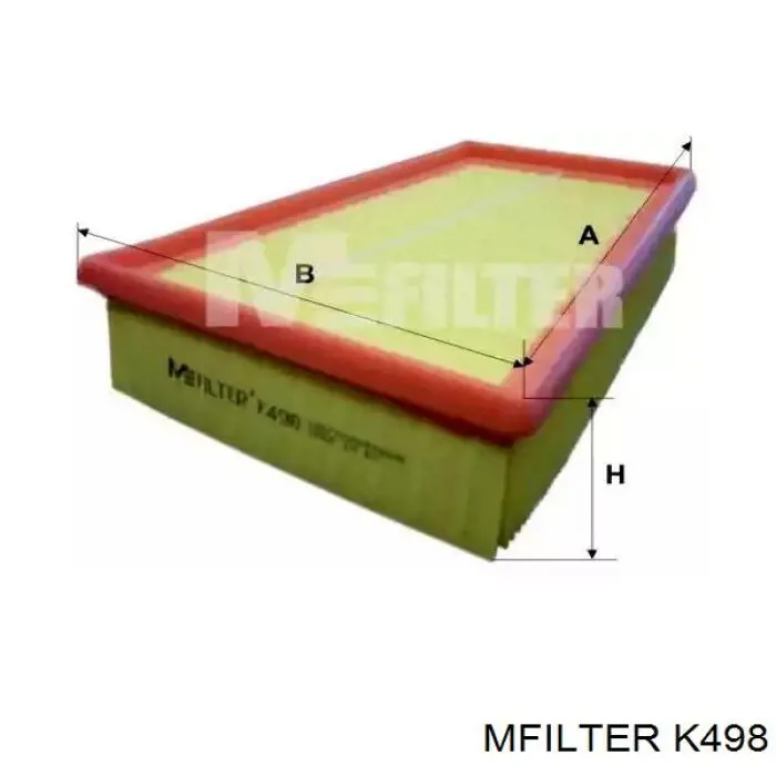 K498 Mfilter воздушный фильтр