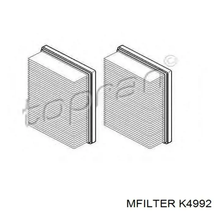 Купить K4992 Mfilter Автомобильный фильтр воздуха
