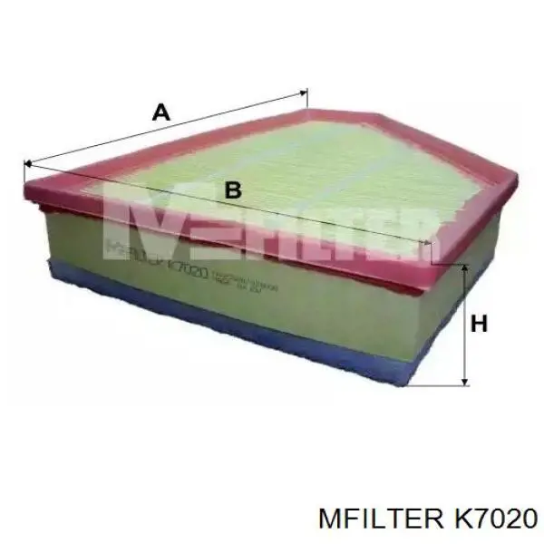 Воздушный фильтр K7020 Mfilter