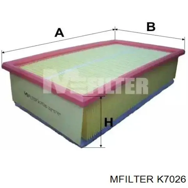 K7026 Mfilter filtro de ar