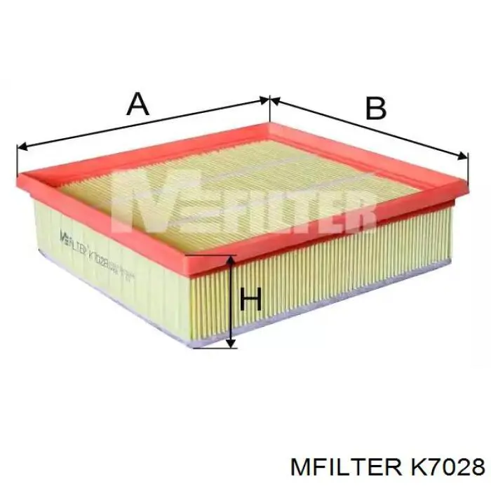 K7028 Mfilter воздушный фильтр