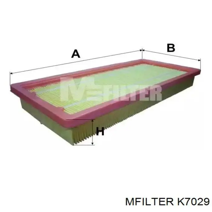 K 7029 Mfilter воздушный фильтр