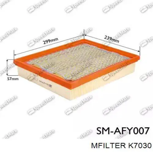 Фильтр воздушный Mfilter K7030
