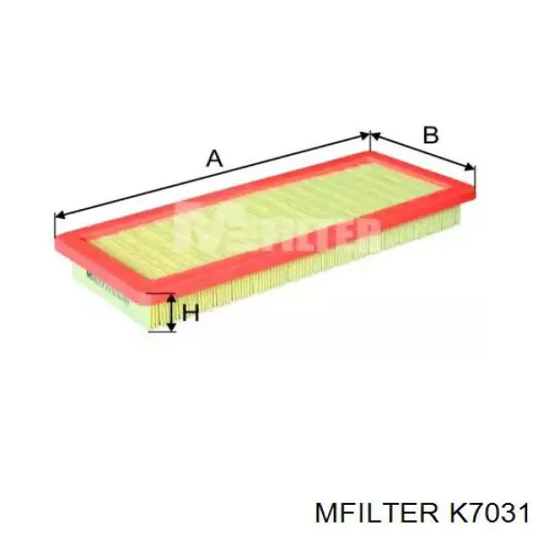 K 7031 Mfilter воздушный фильтр