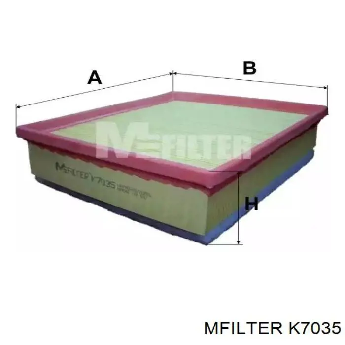 Воздушный фильтр K7035 Mfilter