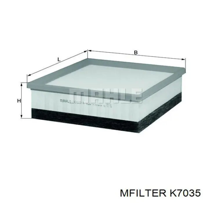 Элемент воздушного фильтра Mfilter K7035 цена, от 9.94 USD
