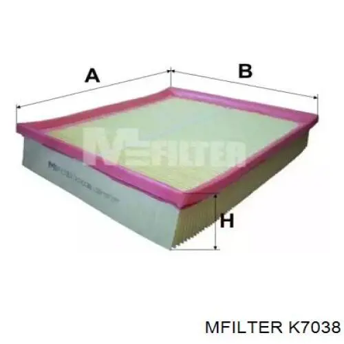 Воздушный фильтр FA2255 Bremsi