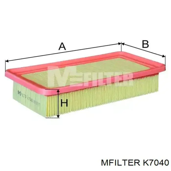 Воздушный фильтр K7040 Mfilter