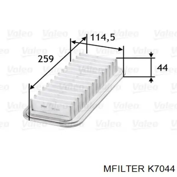 Купить K7044 Mfilter Автомобильный фильтр воздуха