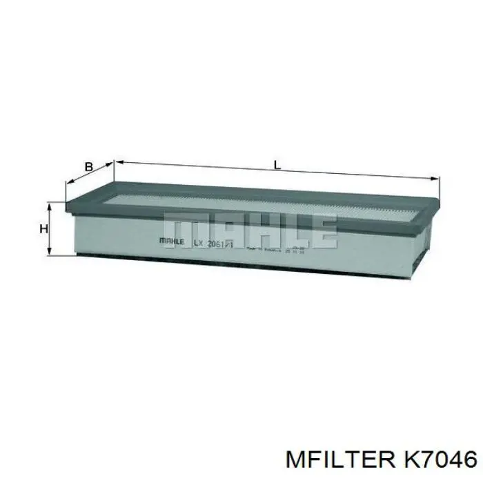 K7046 Mfilter воздушный фильтр