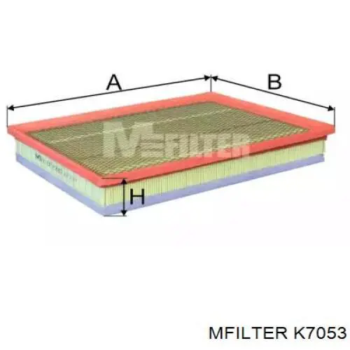 Воздушный фильтр K7053 Mfilter